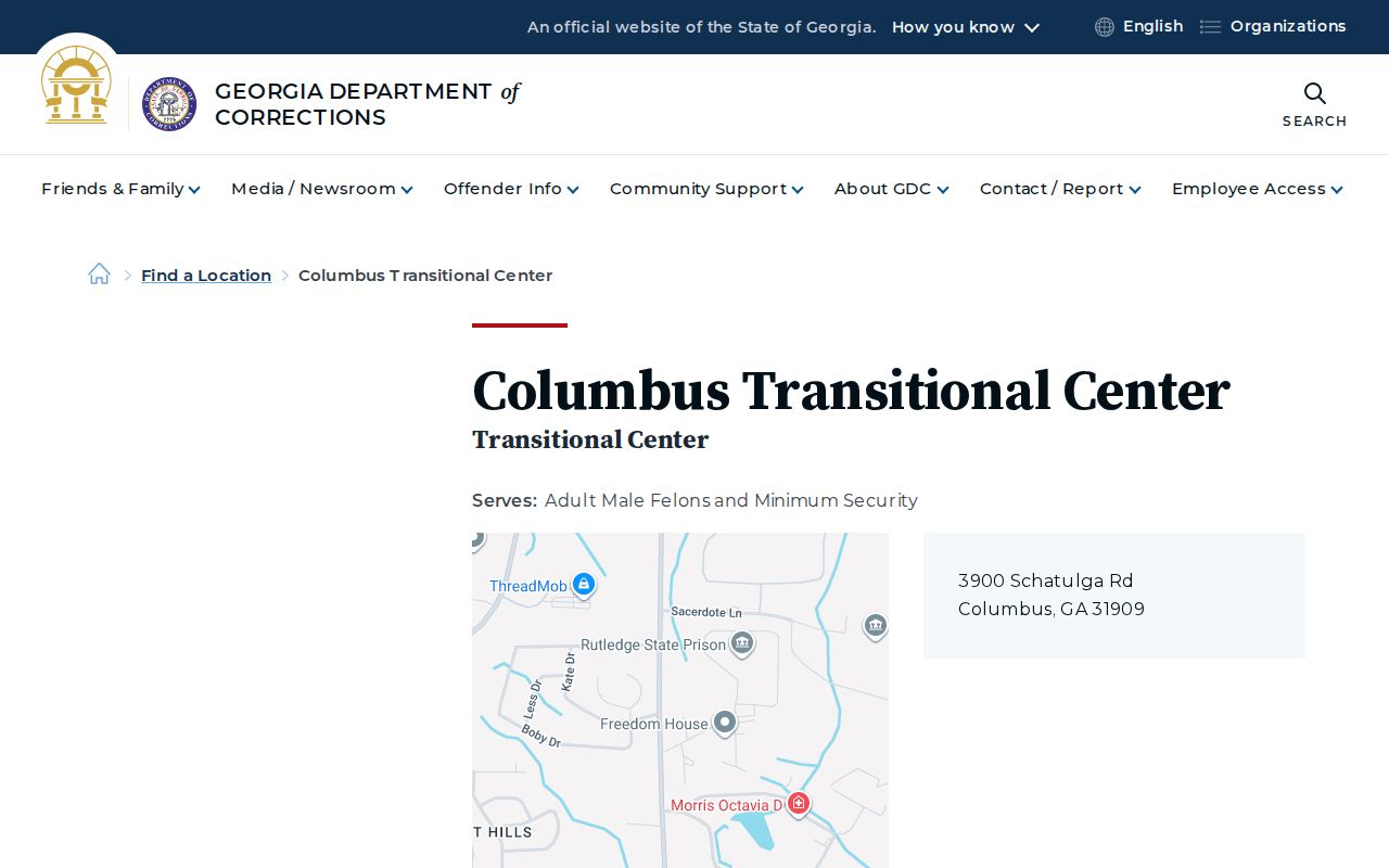 Columbus Transitional Center GDC release record source